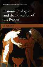 Platonic Dialogue And The Education Of The Reader 1st Edition Cotton