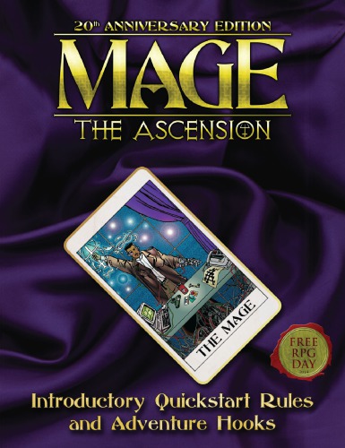 World Of Darkness Mage The Ascension Introductory Quickstart Rules And Adventure Hooks 20th Anniversary Onyx Path Publishing