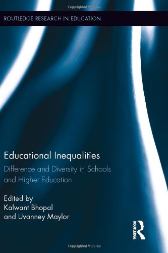 Educational Inequalities Difference And Diversity In Schools And Higher Education 1st Edition Kalwant Bhopal