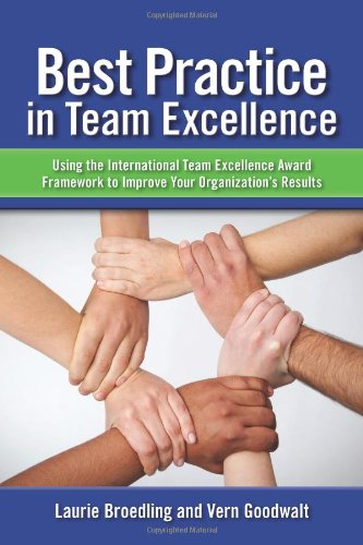 Best Practice In Team Excellence Using The International Team Excellence Award Framework To Improve Your Organizations Results Laurie A Broedling And Vern Goodwalt