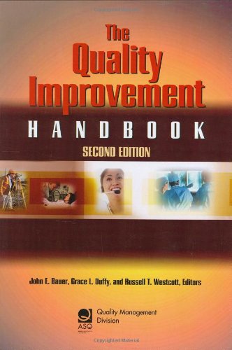 The Quality Improvement Handbook Second Edition 2nd Edition Asq Quality Management Division