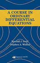A Course In Ordinary Differential Equations Swift Randall J Wirkus