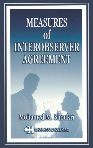 Measures Of Interobserver Agreement Shoukri M M