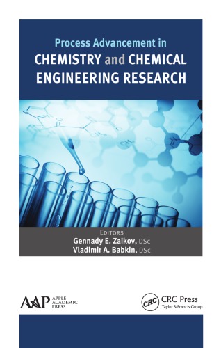 Process Advancement In Chemistry And Chemical Engineering Research Babkin