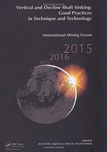 Vertical And Decline Shaft Sinking Good Practices In Technique And Technology International Mining Forum 2015 2327 February 2015 Cracow Poland Kamiski