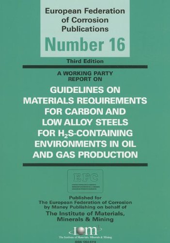 A Working Party Report On Guidelines On Materials Requirements For Carbon And Low Alloy Steels For Hscontaining Environments In Oil And Gas Production 3rd Edition Svein Eliassen