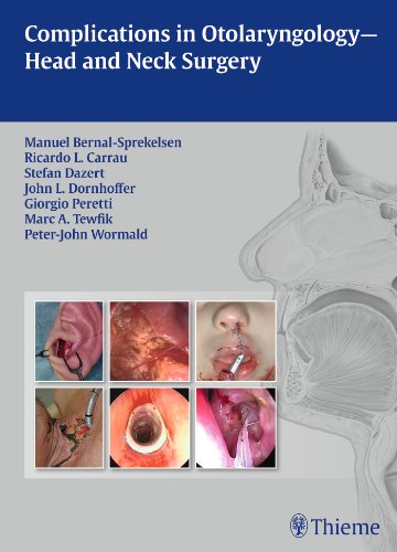 Complications In Otolaryngology Head And Neck Surgery 1st Edition Manuel Bernalsprekelsen