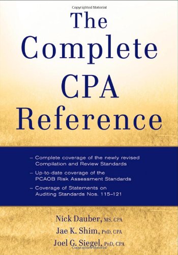 The Complete Cpa Reference 5th Edition Siegel Joel G Dauber