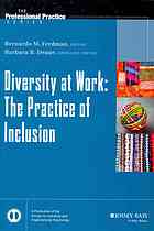 Diversity At Work The Practice Of Inclusion Ferdman Bernardo M Deane