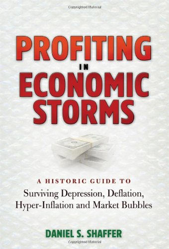 Profiting In Economic Storms A Historic Guide To Surviving Depression Deflation Hyperinflation And Market Bubbles 1st Edition Daniel S Shaffer
