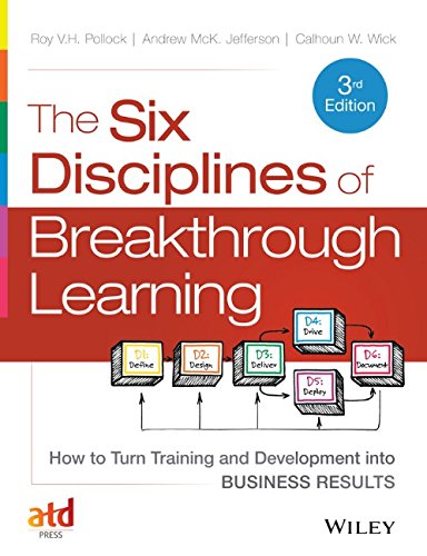 The Six Disciplines Of Breakthrough Learning How To Turn Training And Development Into Business Results 3rd Edition Jefferson