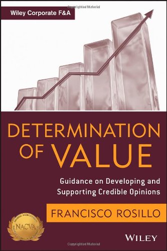 Determination Of Value Appraisal Guidance On Developing And Supporting A Credible Opinion 1st Edition Rosillo