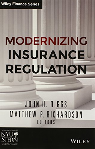 Modernizing Insurance Regulation 1st Edition Biggs John H Richardson