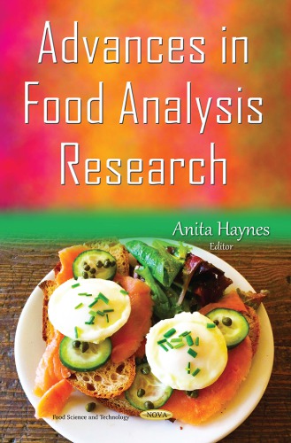 Advances In Food Analysis Research Haynes Anita
