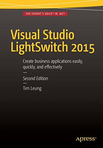 Visual Studio Lightswitch 2015 2nd Tim Leung