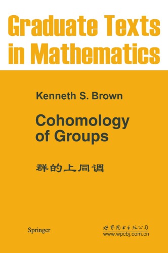 Cohomology Of Groups 1st Edition Kenneth S Brown