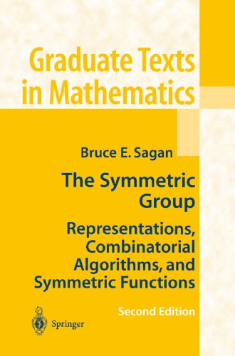 The Symmetric Group 2nd Edition Bruce E Sagan