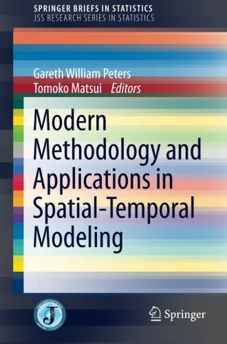 Modern Methodology And Applications In Spatialtemporal Modeling 1st Edition Gareth William Peters