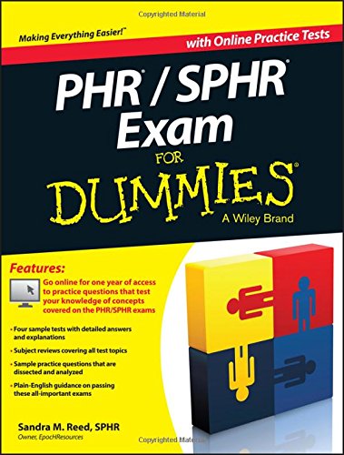 Phr Sphr Exam For Dummies 1st Edition Sandra M Reed