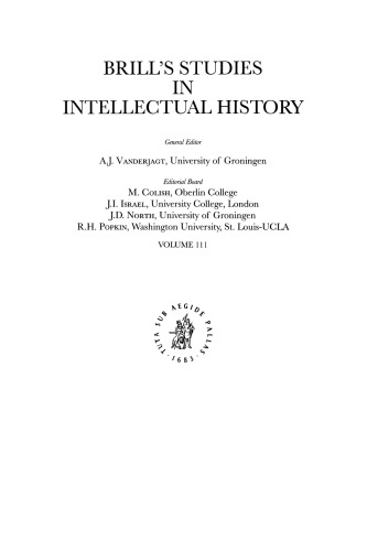 Liberty And Concord In The United Provinces Religious Toleration And The Public In The Eighteenthcentury Netherlands Joris Van Eijnatten