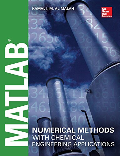 Matlab Numerical Methods With Chemical Engineering Applications 1st Edition Kamal Almalah