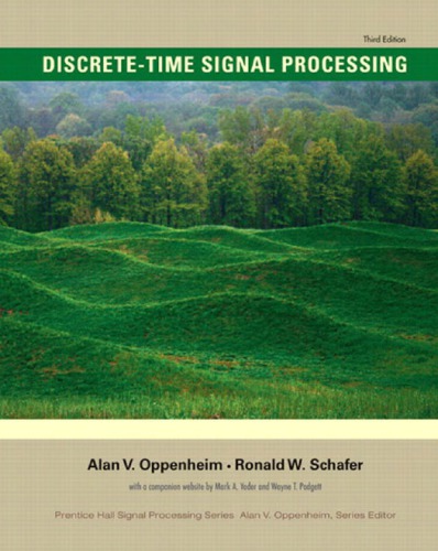 Discretetime Signal Processing 3rd Edition Alan V Oppenheim