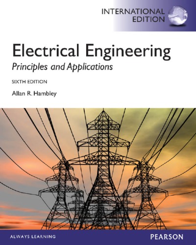 Electrical Engineering Principles And Applications 6 Intl Allan R Hambley