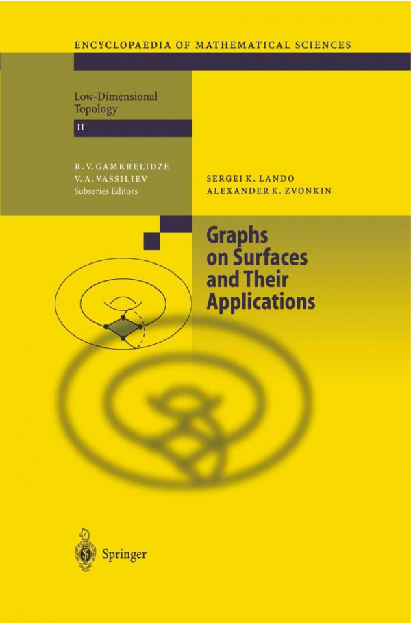 Graphs On Surfaces And Their Applications Vladimir I Arnold