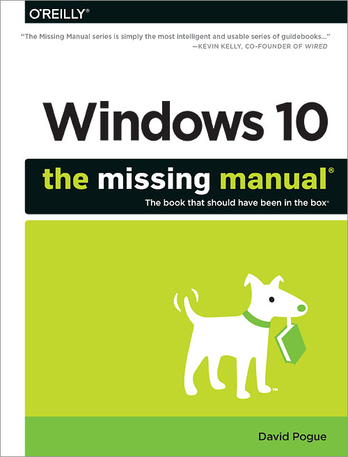 Windows 10 The Missing Manual David Pogue