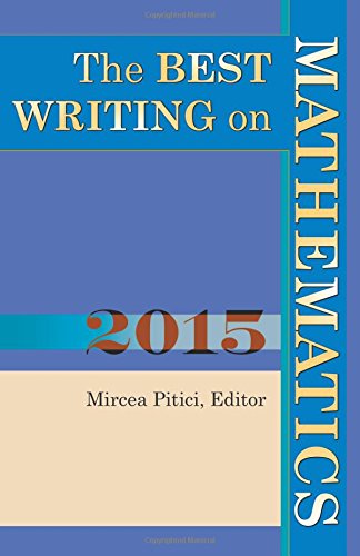 The Best Writing On Mathematics 2015 Mircea Pitici