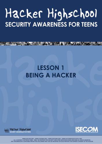 Hackers High School 13 Complete Hacking Ebooks Isecom