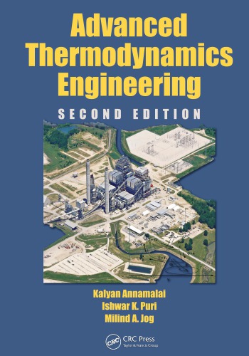 Advanced Thermodynamics Engineering 2nd Edition Annamalai Kalyan Jog