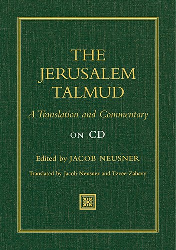 The Jerusalem Talmud A Translation And Commentary Jacob Neusner