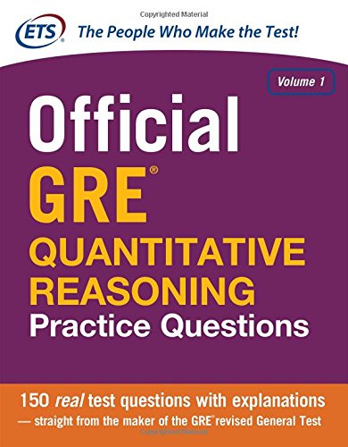 Official Gre Quantitative Reasoning Practice Questions 1st Edition Educational Testing Service