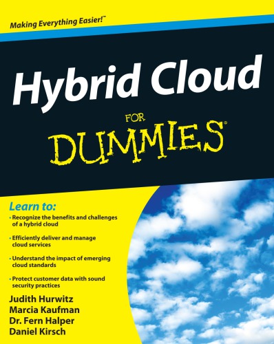 Hybrid Cloud For Dummies 2nd Judith Hurwitz Marcia Kaufman Fern Halper