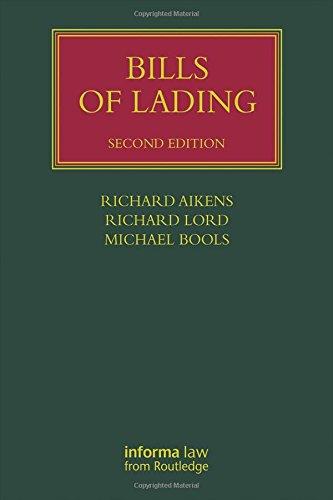 Bills Of Lading 2nd Edition Richard Aikens Richard Lord Michael Bools