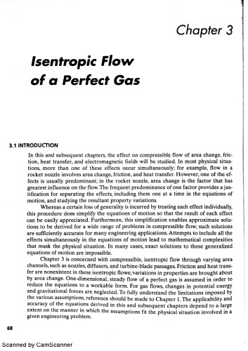 Gas Dynamics Chapter 3 James John Theo Keith