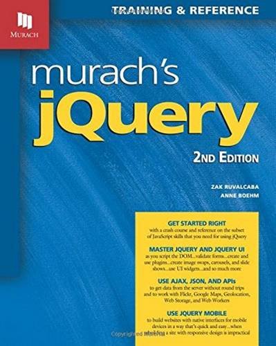 Murachs Jquery 2nd Edition Zak Ruvalcaba Anne Boehm