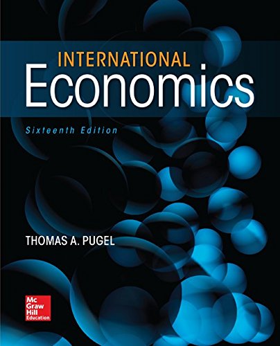 International Economics 16th Edition Thomas A Pugel