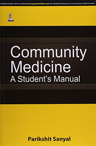 Community Medicine A Students Manual 1e Parikshit Sanyal