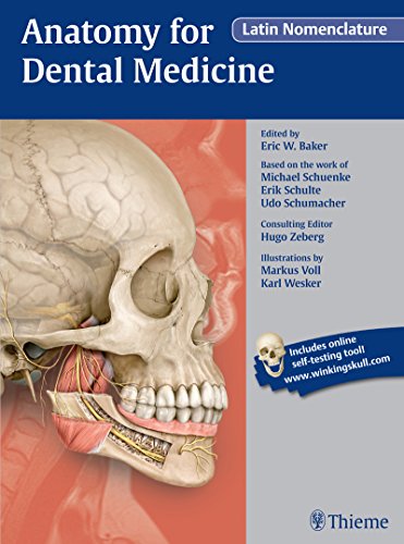 Anatomy For Dental Medicine Latin Nomenclature 1st Edition Eric W Baker Et Al Eds
