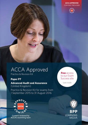 Acca P7 Advanced Audit And Assurance Kit Bpp Learning Media