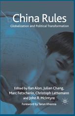 China Rules Globalization And Political Transformation Ilan Alon Dr