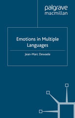 Emotions In Multiple Languages Jeanmarc Dewaele Auth