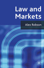 Law And Markets Alex Robson Auth