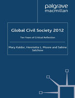 Global Civil Society 2012 Ten Years Of Critical Reflection 1st Edition Mary Kaldor