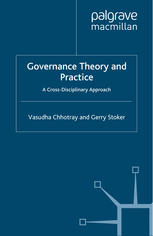 Governance Theory And Practice A Crossdisciplinary Approach Vasudha Chhotray