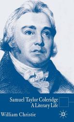 Samuel Taylor Coleridge A Literary Life 1st Edition William Christie Auth