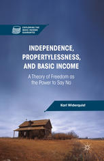 Independence Propertylessness And Basic Income A Theory Of Freedom As The Power To Say No Karl Widerquist Auth