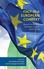 Italy In A European Context Research In Business Economics And The Environment Donatella Strangio
